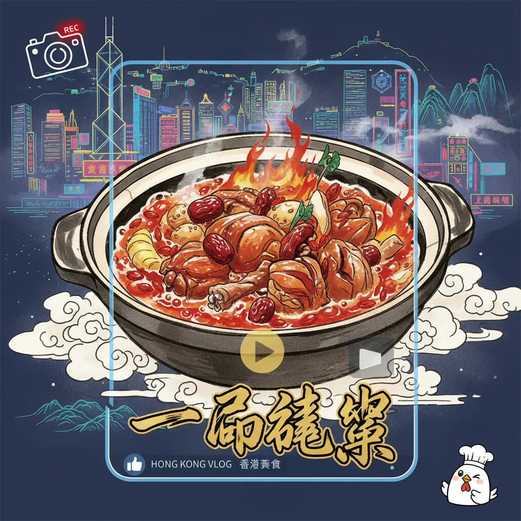 香港vlog - 一品雞煲