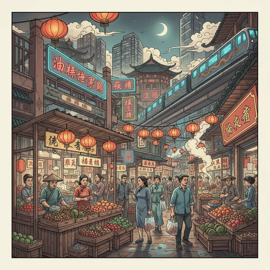 廟街 - 油麻地果欄