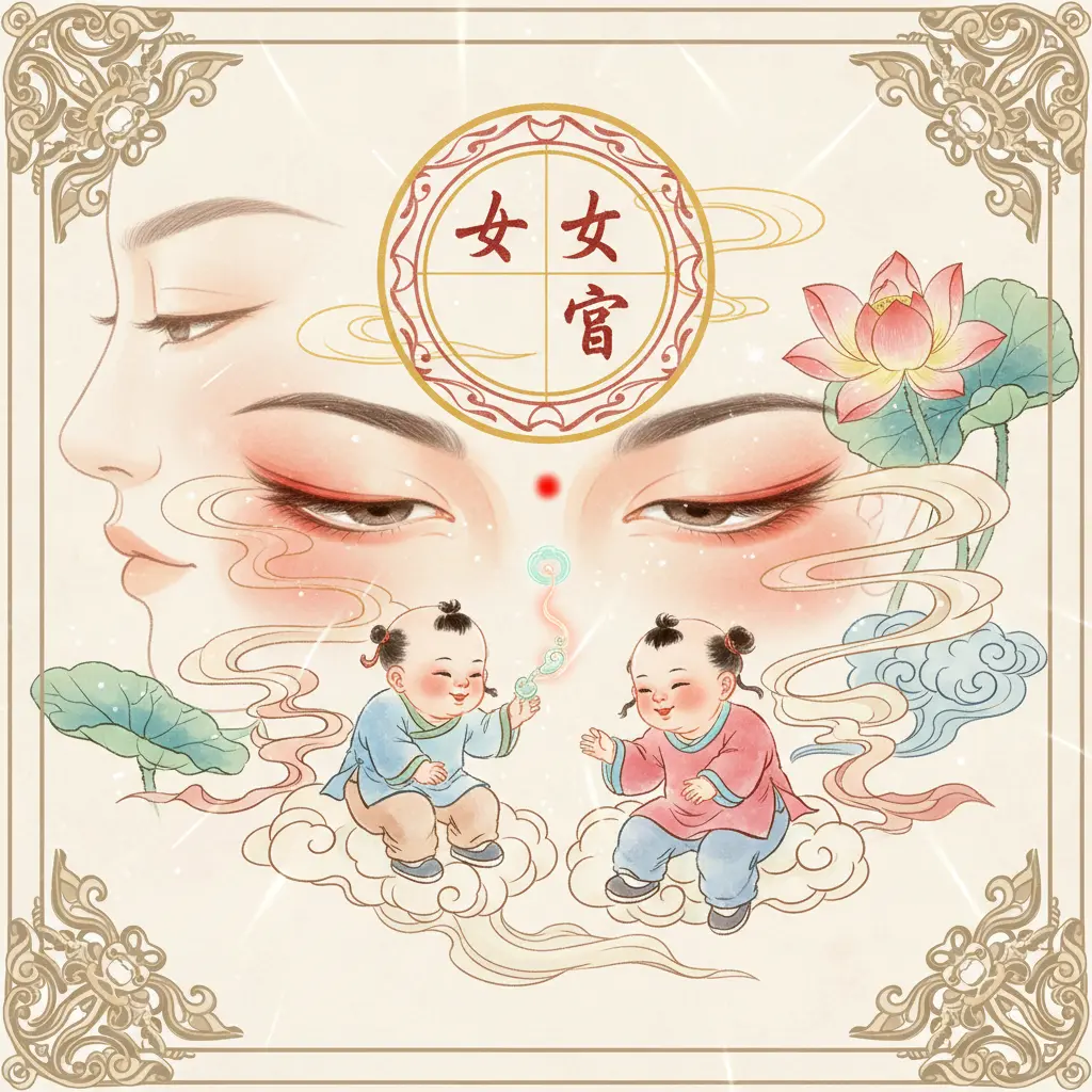 面相 - 子女宮
